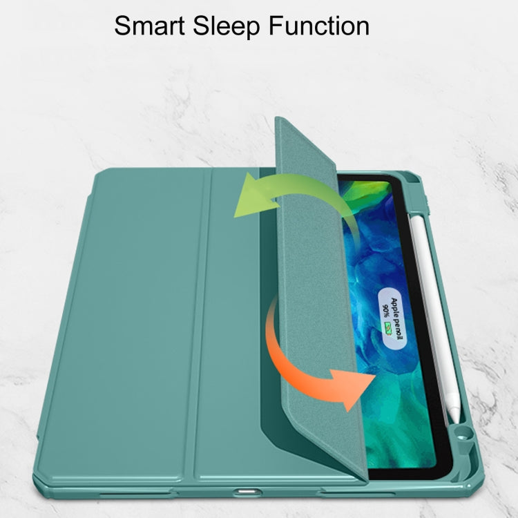 For iPad Pro 11 2022 / 2021 / 2020 Mutural Pinyue Series PC + TPU Horizontal Flip Leather Tablet Case with Holder & Pen Slot & Sleep / Wake-up Function(Blue) - iPad Pro 11 (2022/2021) Cases by Mutural | Online Shopping UK | buy2fix