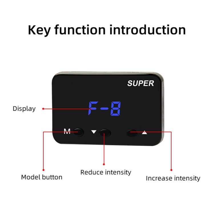 For Ford Ranger 2012-2019 Car Potent Booster Electronic Throttle Controller - In Car by buy2fix | Online Shopping UK | buy2fix