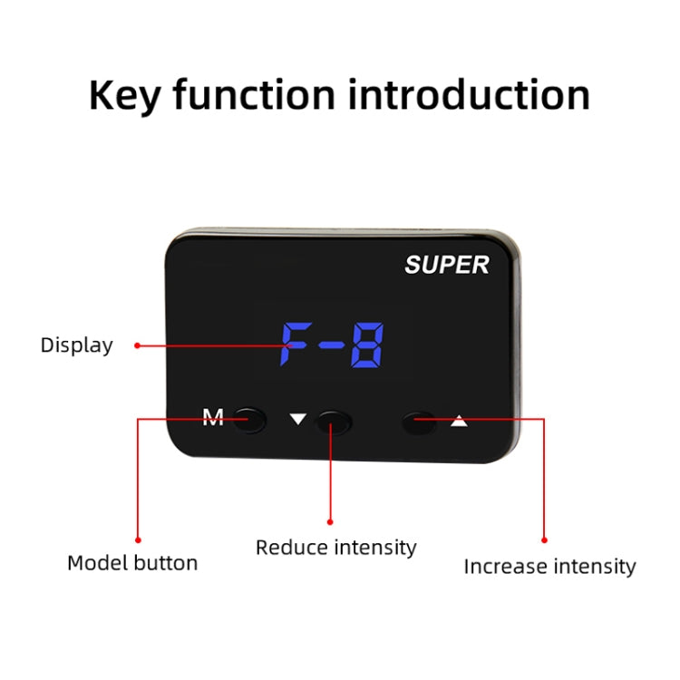 For Citroen Berlingo 2009- Car Potent Booster Electronic Throttle Controller - In Car by buy2fix | Online Shopping UK | buy2fix