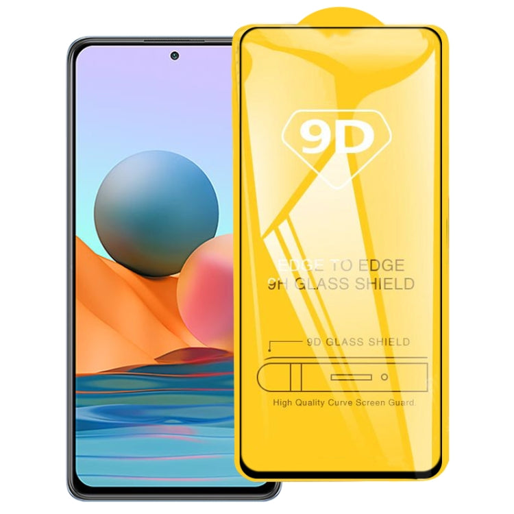 For Xiaomi Redmi Note 10 Pro Max 9D Full Glue Full Screen Tempered Glass Film - Xiaomi Accessories by buy2fix | Online Shopping UK | buy2fix