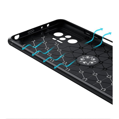 For Xiaomi Redmi Note 10 Pro Metal Ring Holder 360 Degree Rotating TPU Case(Black+Blue) - Xiaomi Cases by buy2fix | Online Shopping UK | buy2fix