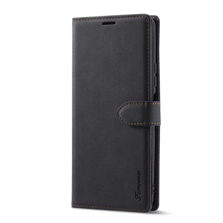 For Xiaomi Redmi Note 10 Pro Forwenw F1 Series Matte Strong Magnetism Horizontal Flip Leather Case with Holder & Card Slots & Wallet & Photo Frame(Black) - Xiaomi Cases by Forwenw | Online Shopping UK | buy2fix