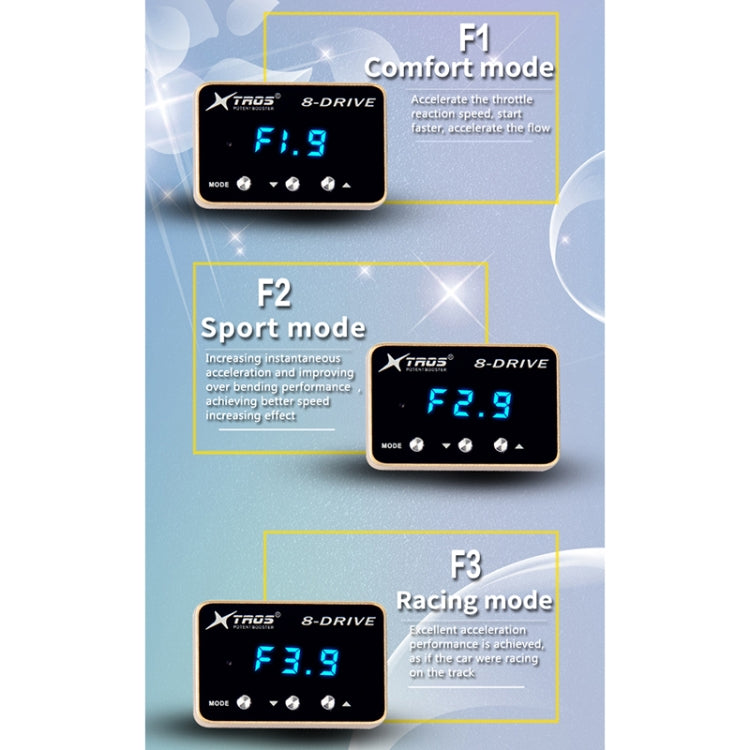 For Jeep Wrangler JK 2007-2017 TROS 8-Drive Potent Booster Electronic Throttle Controller Speed Booster - In Car by TROS | Online Shopping UK | buy2fix