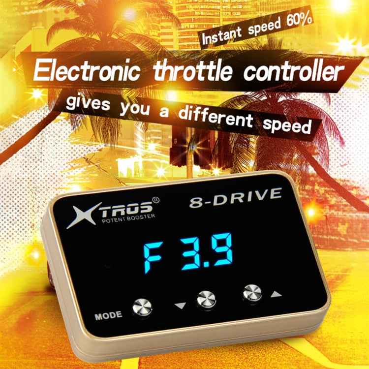 For Toyota Yaris 2006- TROS 8-Drive Potent Booster Electronic Throttle Controller Speed Booster - In Car by TROS | Online Shopping UK | buy2fix