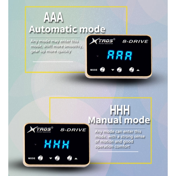 For Nissan Navara D40 TROS 8-Drive Potent Booster Electronic Throttle Controller Speed Booster - In Car by TROS | Online Shopping UK | buy2fix