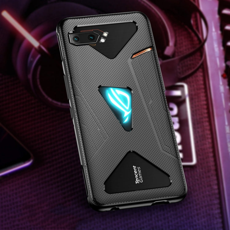 For Asus ROG Phone II TPU Cooling Gaming Phone All-inclusive Shockproof Case(Black) - Mobile Accessories by buy2fix | Online Shopping UK | buy2fix