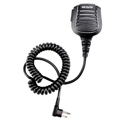 RETEVIS HM004 IPX5 Waterproof 2 Pin Motorcycle Speaker Microphone for Motorola GP68/GP88/GP300/ GP2000/CT150 - Microphones & Headsets by RETEVIS | Online Shopping UK | buy2fix