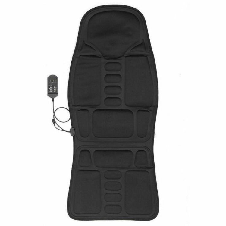 7 Massage Heads 8 Modes Car / Household Multifunctional Whole Body Cervical Massage Seat Cushion, Plug Type:EU Plug(Black) - In Car by buy2fix | Online Shopping UK | buy2fix