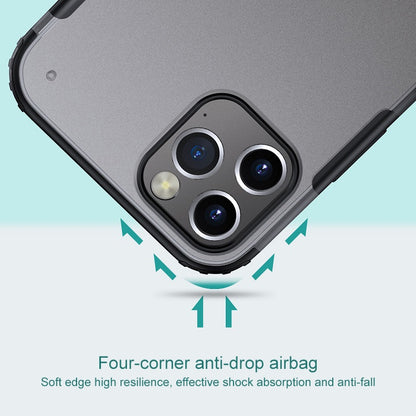 For iPhone 11 Shockproof Ultra-thin Frosted TPU + PC Protective Case (Black) - iPhone 11 Cases by WK | Online Shopping UK | buy2fix