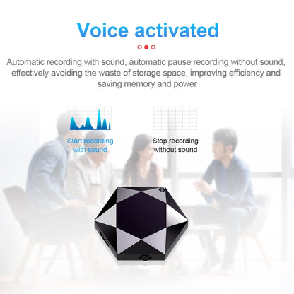 M6 Intelligent Voice Control Noise Reduction Recorder Pendant, Capacity:32GB - Security by buy2fix | Online Shopping UK | buy2fix