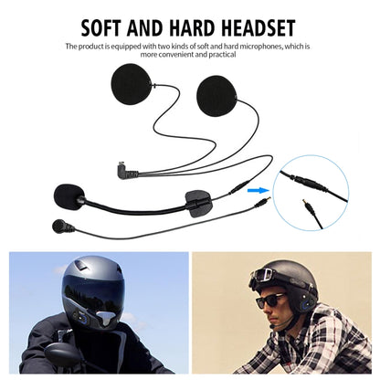 WUPP CS-1412A1 Bluetooth 5.1 S2 Motorcycle Helmet Full Duplex Bluetooth Intercom Headset Earphone(Blue) - Motorcycle Walkie Talkie by buy2fix | Online Shopping UK | buy2fix