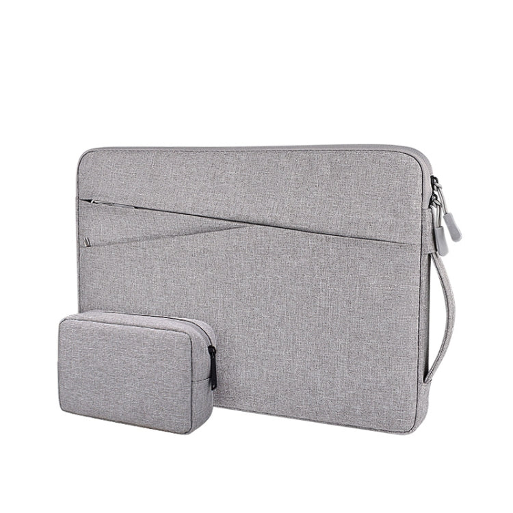 ND01DS Polyester Notebook Laptop Liner Bag with Small Bag, Size:13.3 inch(Deep Space Gray) - 13.3 inch by buy2fix | Online Shopping UK | buy2fix