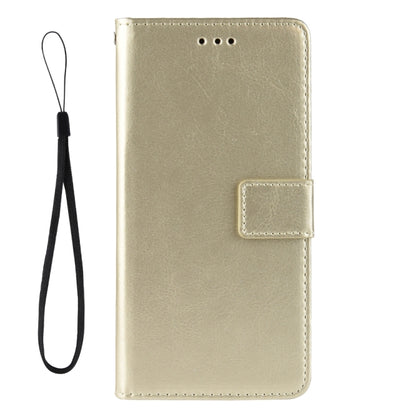 For Xiaomi Redmi Note 10 Pro 5G/Poco X3 GT Crazy Horse Texture Horizontal Flip Leather Case with Holder & Card Slots & Lanyard(Gold) - Xiaomi Cases by buy2fix | Online Shopping UK | buy2fix