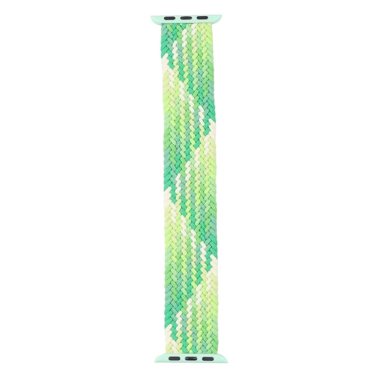 Single Loop Weaving Nylon Watch Band, Size: XS 135mm For Apple Watch Ultra 49mm&Watch Ultra 2 49mm / Series 9&8&7 45mm / SE 3&SE 2&6&SE&5&4 44mm / 3&2&1 42mm(Lime) - Watch Bands by buy2fix | Online Shopping UK | buy2fix