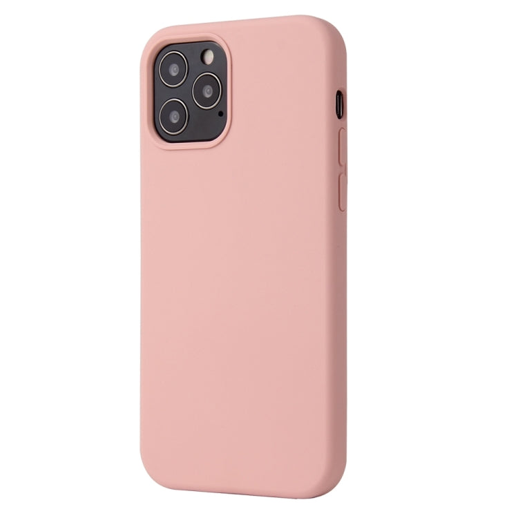 For iPhone 13 mini Solid Color Liquid Silicone Shockproof Protective Case (Sakura Pink) - iPhone 13 mini Cases by buy2fix | Online Shopping UK | buy2fix