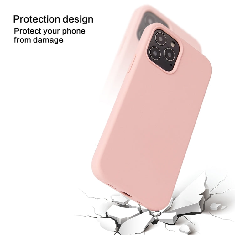 For iPhone 13 Solid Color Liquid Silicone Shockproof Protective Case(Lilac Purple) - iPhone 13 Cases by buy2fix | Online Shopping UK | buy2fix