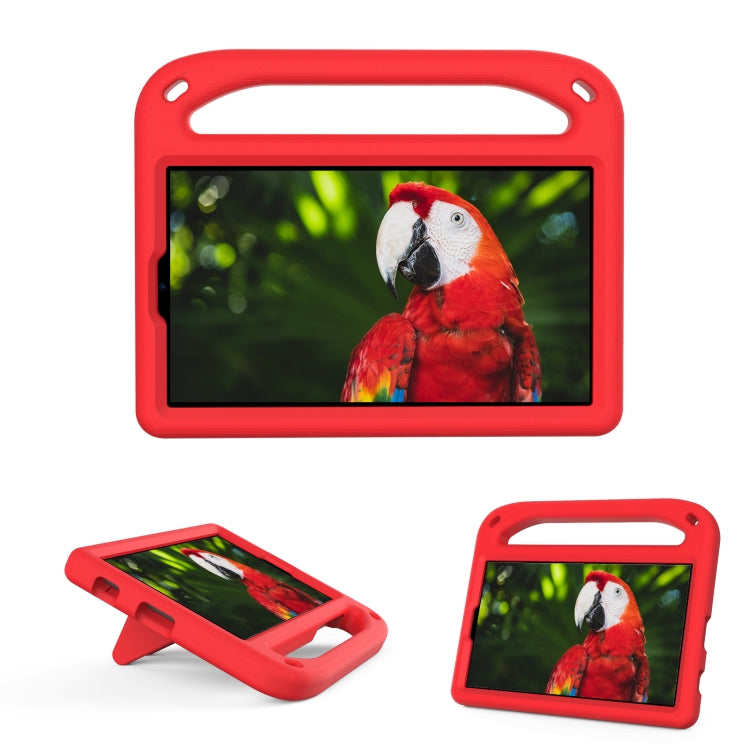 For Samsung Galaxy Tab A7 Lite 8.7 SM-T220 / SM-T225 Handle Portable EVA Shockproof Anti Falling Protective Case with Triangle Holder(Red) - Tab A7 Lite T220 / T225 by buy2fix | Online Shopping UK | buy2fix