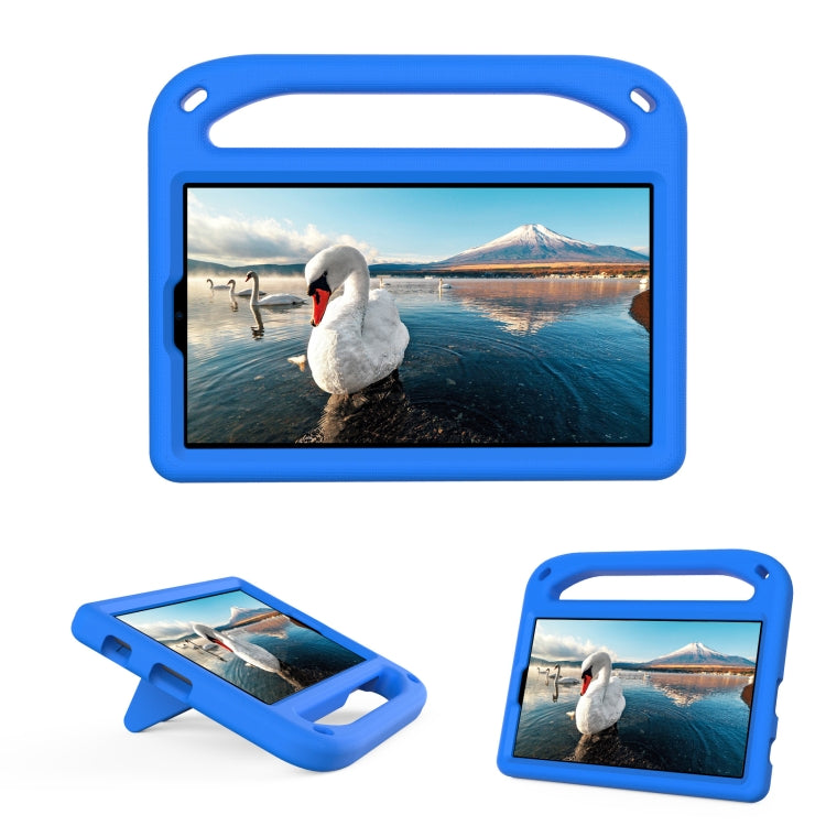 For Samsung Galaxy Tab A7 Lite 8.7 SM-T220 / SM-T225 Handle Portable EVA Shockproof Anti Falling Protective Case with Triangle Holder(Blue) - Tab A7 Lite T220 / T225 by buy2fix | Online Shopping UK | buy2fix