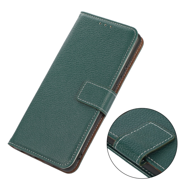 For Nokia G20 Litchi Texture PU + TPU Horizontal Flip Leather Case with Holder & Card Slots & Wallet(Green) - Nokia Cases by buy2fix | Online Shopping UK | buy2fix