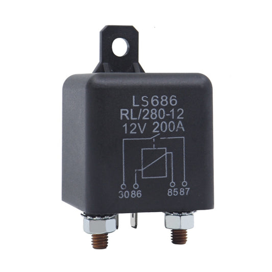 12V 1.8W Continuous Type 200A RV Modified Start Relay - In Car by buy2fix | Online Shopping UK | buy2fix