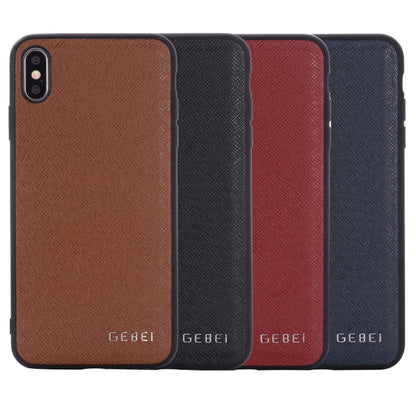 For iPhone 11 Pro GEBEI Full-coverage Shockproof Leather Protective Case(Red) - iPhone 11 Pro Cases by GEBEI | Online Shopping UK | buy2fix
