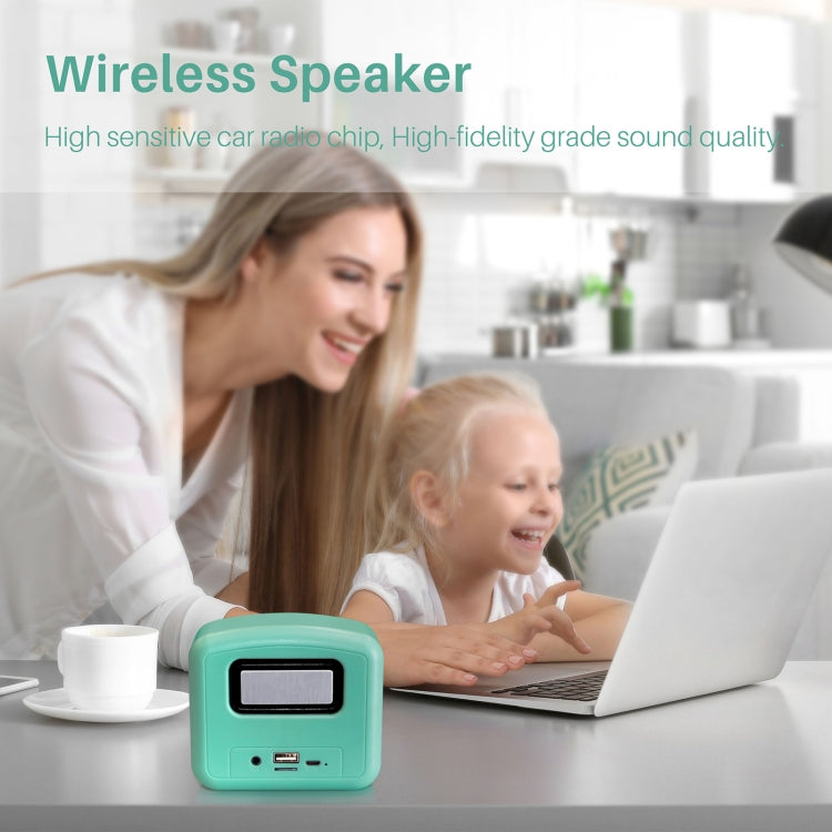 New Rixing NR-101 Mini TWS Bluetooth Speaker(Bright Green) - Mini Speaker by New Rixing | Online Shopping UK | buy2fix