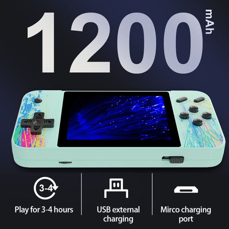 G3 Macaron 3.5 inch Screen Handheld Game Console for Dual Players Built-in 800 Games(Grey) - Pocket Console by buy2fix | Online Shopping UK | buy2fix