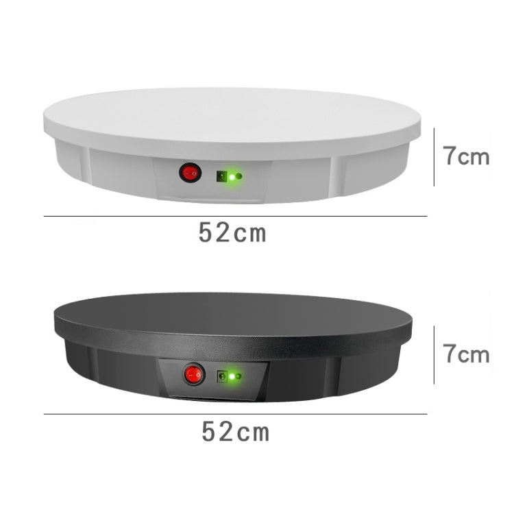 52cm Remote Control Electric Rotating Turntable Display Stand Video Shooting Props Turntable, Charging Power, Power Plug:UK Plug(Black) - Camera Accessories by buy2fix | Online Shopping UK | buy2fix