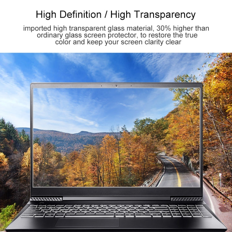 For Thunderobot 911 Dino-X8S 15.6 inch Laptop Screen HD Tempered Glass Protective Film - Computer & Networking by buy2fix | Online Shopping UK | buy2fix