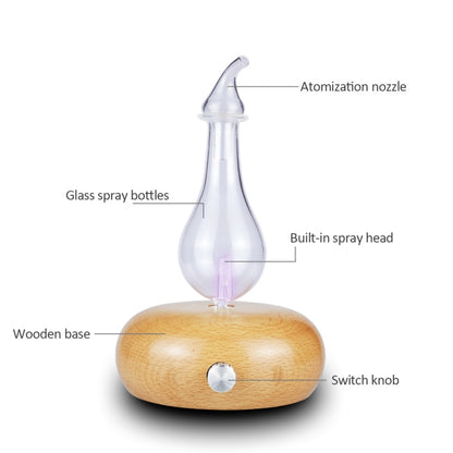 Wood Essential Oil Diffuser Aromatherapy Machine Automatic Alcohol Sprayer, Plug Specification:US Plug(Light Brown) - Home & Garden by buy2fix | Online Shopping UK | buy2fix