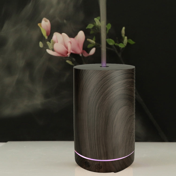 200ml Hollow-out Forest Pattern Wooden Essential Oil Aromatherapy Machine Ultrasonic Humidifier Automatic Alcohol Sprayer, Plug Specification:US Plug(Dark Brown-4) - Home & Garden by buy2fix | Online Shopping UK | buy2fix