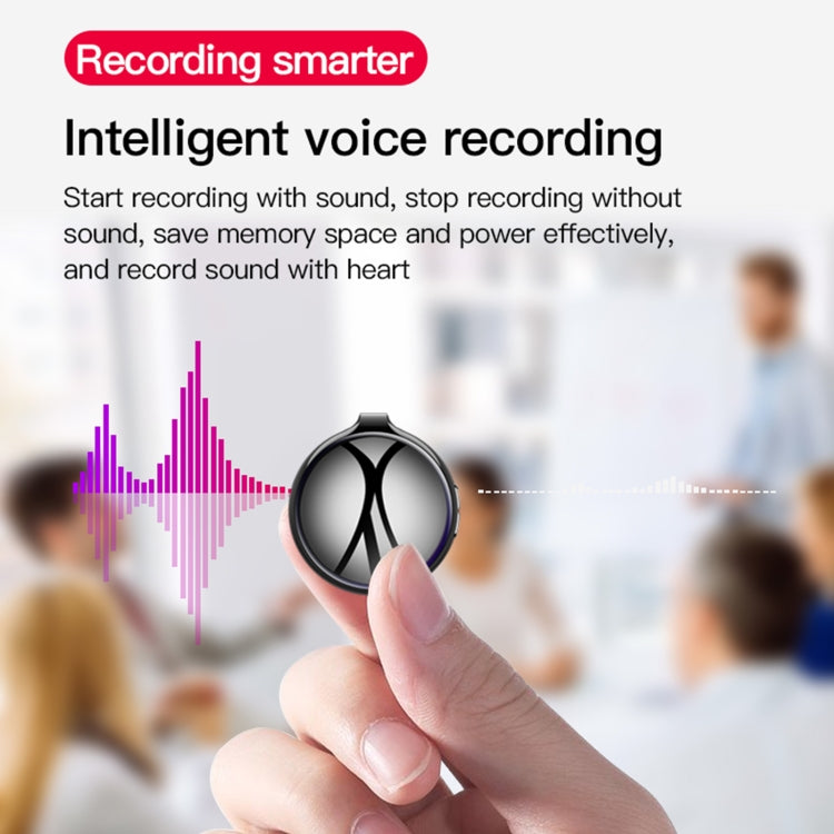 Q39 AI Intelligent High-definition Noise Reduction Voice Control Recorder, Capacity:32GB(Black) - Security by buy2fix | Online Shopping UK | buy2fix