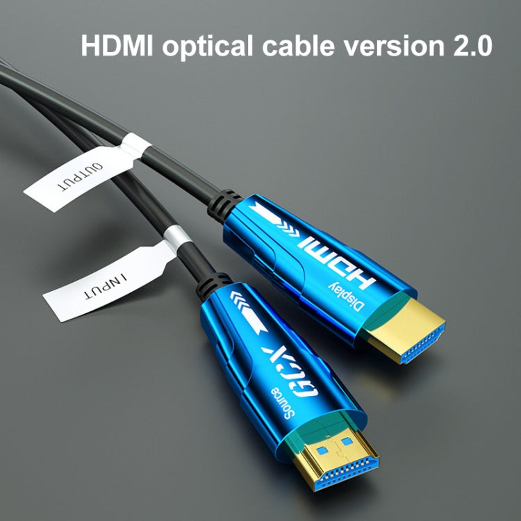 HDMI 2.0 Male to HDMI 2.0 Male 4K HD Active Optical Cable, Cable Length:20m - Audio Optical Cables by buy2fix | Online Shopping UK | buy2fix