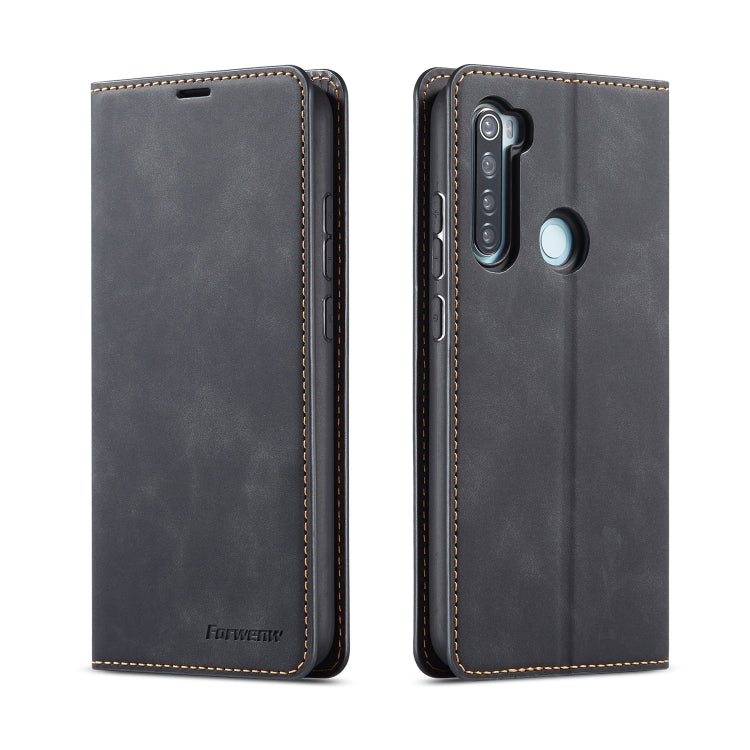 For Xiaomi Redmi Note 8 Forwenw Dream Series Oil Edge Strong Magnetism Horizontal Flip Leather Case with Holder & Card Slots & Wallet & Photo Frame(Black) - Xiaomi Cases by Forwenw | Online Shopping UK | buy2fix