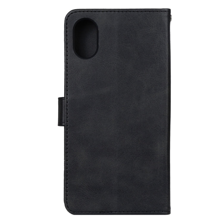 Leather Phone Case For Samsung Galaxy A03 Core(Black) - Galaxy Phone Cases by buy2fix | Online Shopping UK | buy2fix