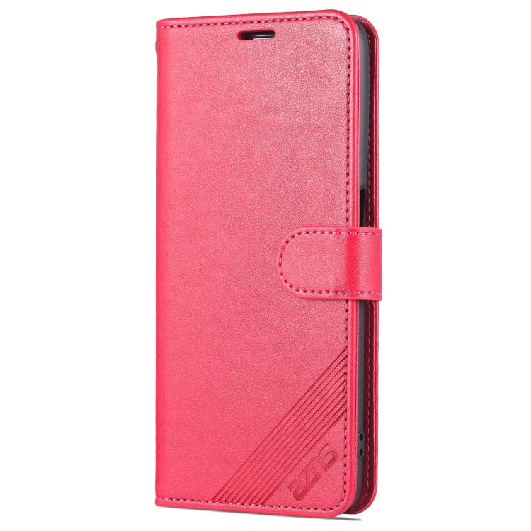 For OPPO K9s / Realme Q3s AZNS Sheepskin Texture Flip Leather Phone Case(Red) - Realme Cases by AZNS | Online Shopping UK | buy2fix