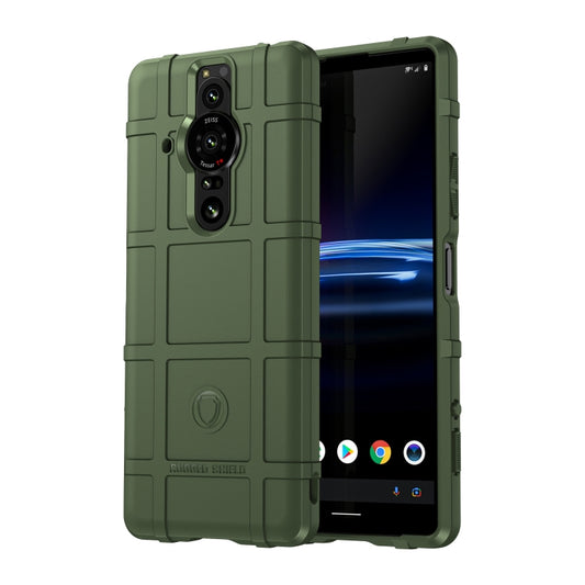 For Sony Xperia Pro-I Full Coverage Shockproof TPU Phone Case(Green) - Sony Cases by buy2fix | Online Shopping UK | buy2fix