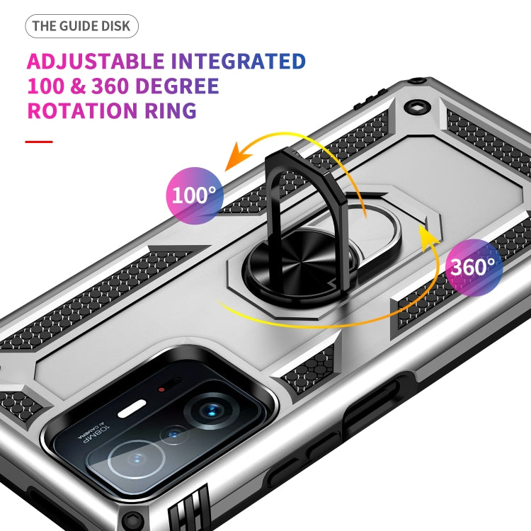 For Xiaomi 11T Pro Shockproof TPU + PC Phone Case(Silver) - Xiaomi Cases by buy2fix | Online Shopping UK | buy2fix