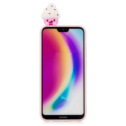 For Huawei P20 Lite Shockproof Cartoon TPU Protective Case(Ice Cream) - Huawei Cases by buy2fix | Online Shopping UK | buy2fix