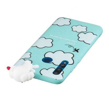 For Huawei Y7 (2019) Shockproof Cartoon TPU Protective Case(Clouds) - Huawei Cases by buy2fix | Online Shopping UK | buy2fix