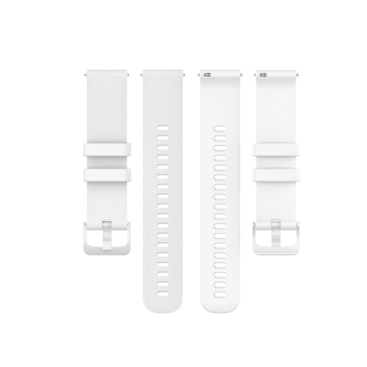 For Garmin Silicone Smart Watch Watch Band, Size:22mm Universal(White) - Watch Bands by buy2fix | Online Shopping UK | buy2fix