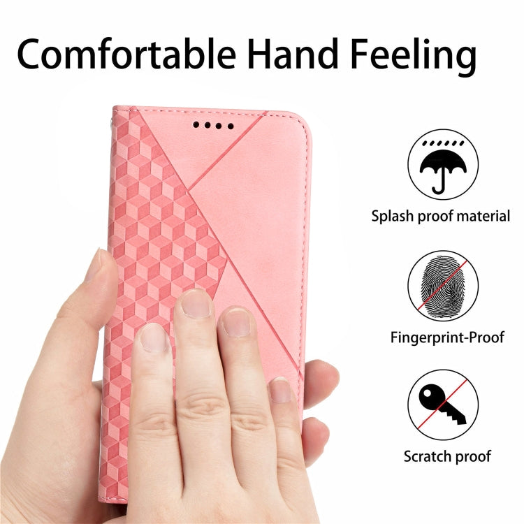 For Motorola Edge 20 Pro Skin Feel Magnetic Leather Phone Case(Rose Gold) - Motorola Cases by buy2fix | Online Shopping UK | buy2fix