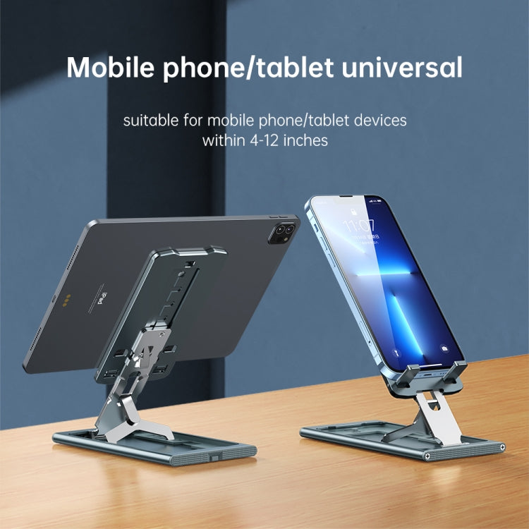 R-JUST HZ16 Slim Phone Desktop Holder(Far Peak Blue) - Desktop Holder by R-JUST | Online Shopping UK | buy2fix