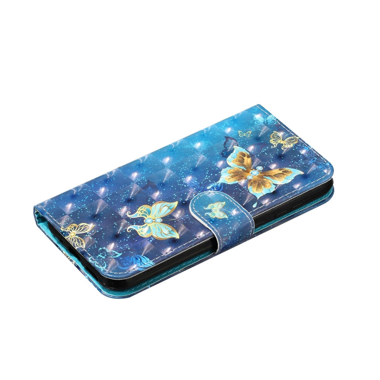 For Samsung Galaxy S22 5G 3D Pattern Horizontal Flip PU Leather Phone Case(Rankine Butterfly) - Galaxy S22 5G Cases by buy2fix | Online Shopping UK | buy2fix