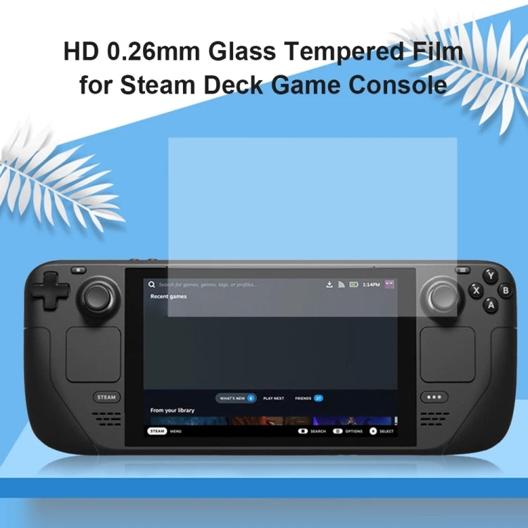 10 PCS 0.26mm 9H 2.5D Tempered Glass Film For Steam Deck Game Console - Accessories by buy2fix | Online Shopping UK | buy2fix
