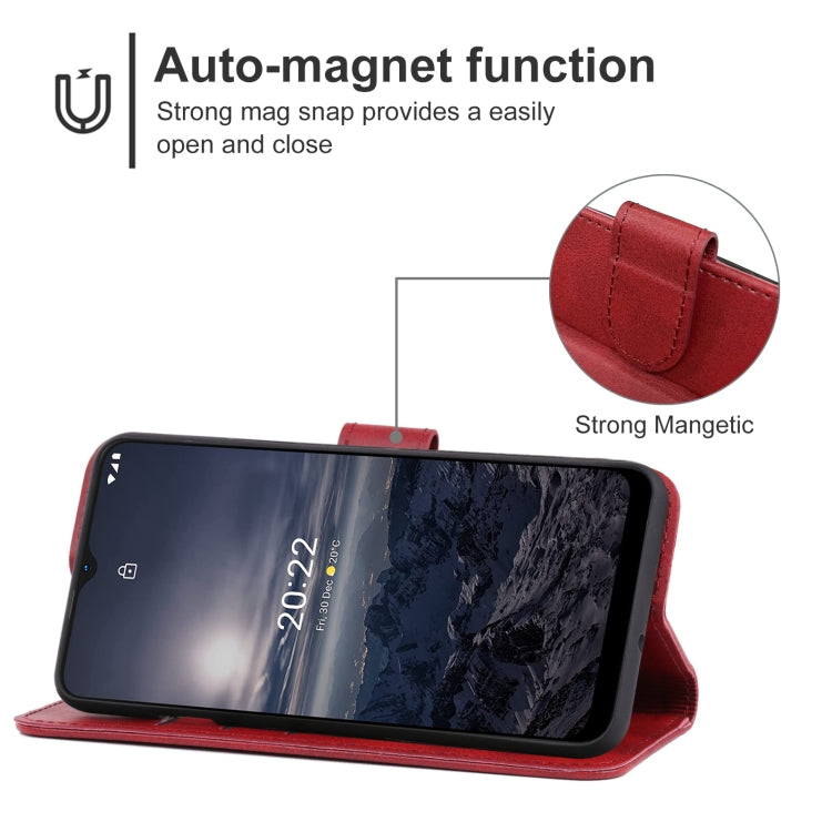 For Nokia G21 / G11 Leather Phone Case(Red) - Nokia Cases by buy2fix | Online Shopping UK | buy2fix