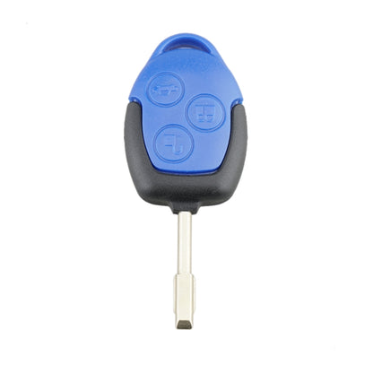 A17 Straight Car Key Shell Round Embryo Metal Embryo Length 35mm for Ford Transit 3-button - In Car by buy2fix | Online Shopping UK | buy2fix