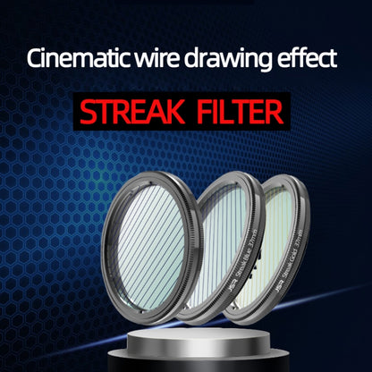 JSR Starlight Drawing Camera Lens Filter, Size:72mm(Streak Blue) - Camera Accessories by JSR | Online Shopping UK | buy2fix