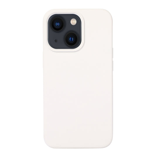 For iPhone 14 Liquid Silicone Phone Case (White) - iPhone 14 Cases by buy2fix | Online Shopping UK | buy2fix