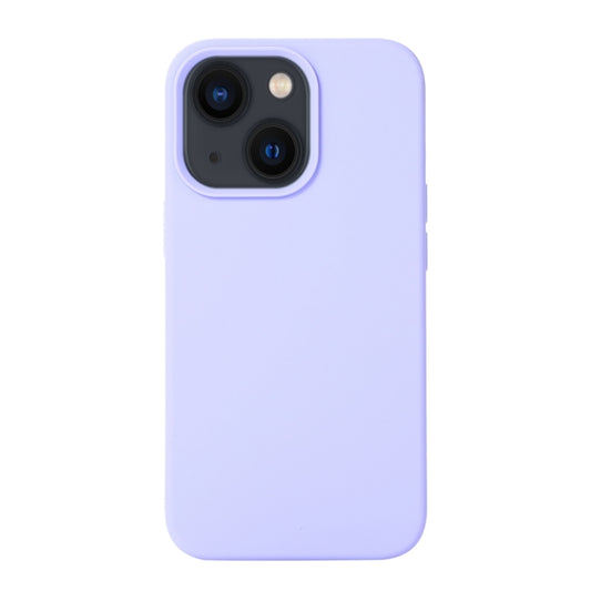 For iPhone 14 Liquid Silicone Phone Case (Purple) - iPhone 14 Cases by buy2fix | Online Shopping UK | buy2fix